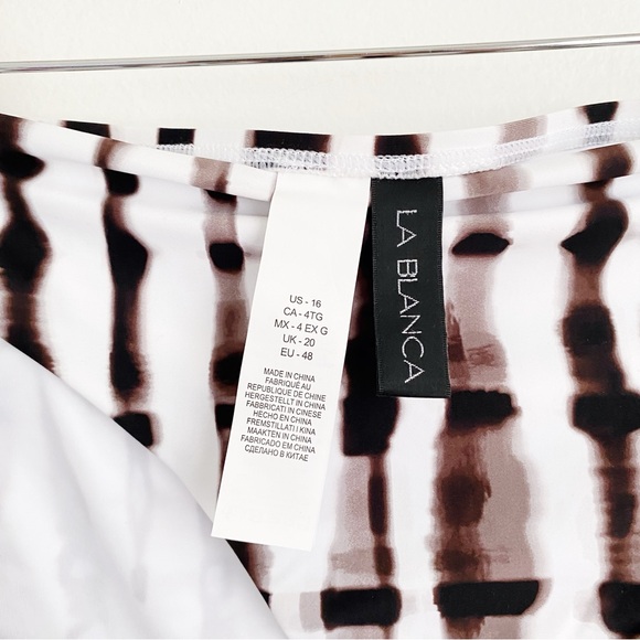 La Blanca Bamboo Side Tie Bikini Bottoms Nwot - Picture 5 of 5